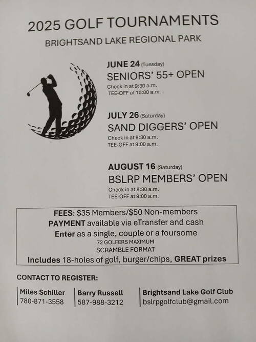 Seniors 55+ Open Golf Tournament