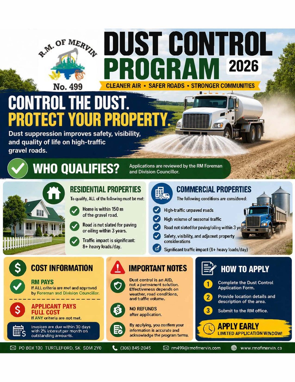 Dust Control Program 2026