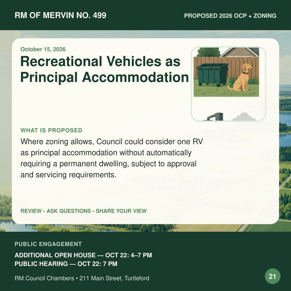 Recreational Vehicles as Principal Accommodation