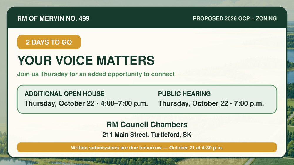 Help Shape the Future of the RM of Mervin