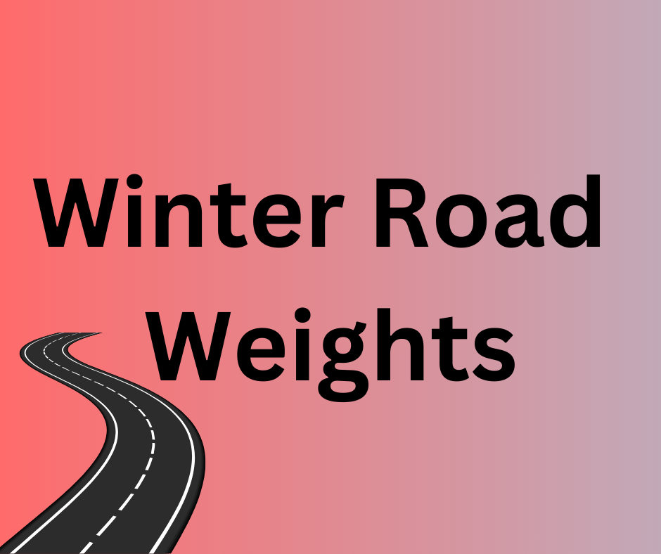 Winter Road Weights