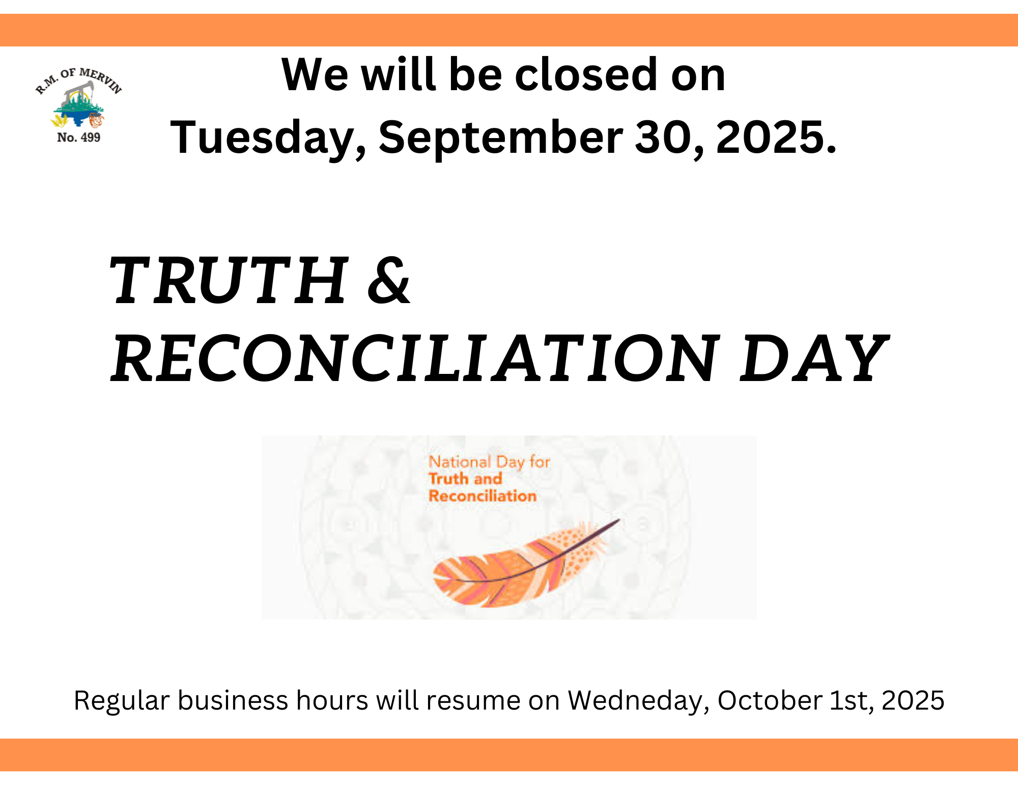 Office Closure - September 30, 2025