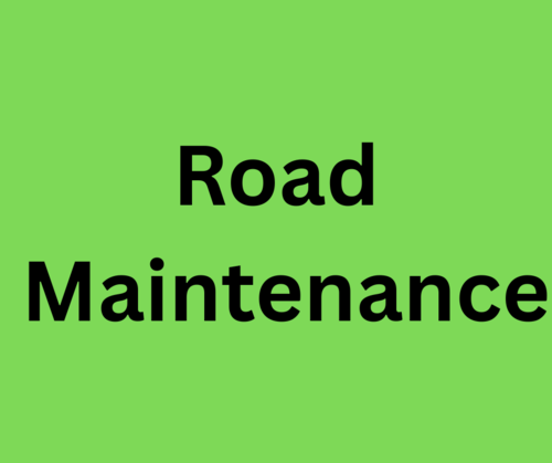Road being Milled