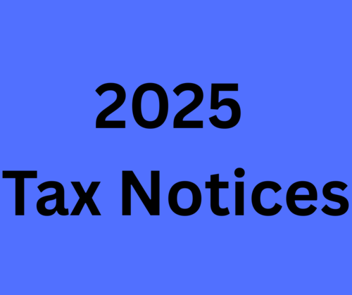 2025 Tax Notices