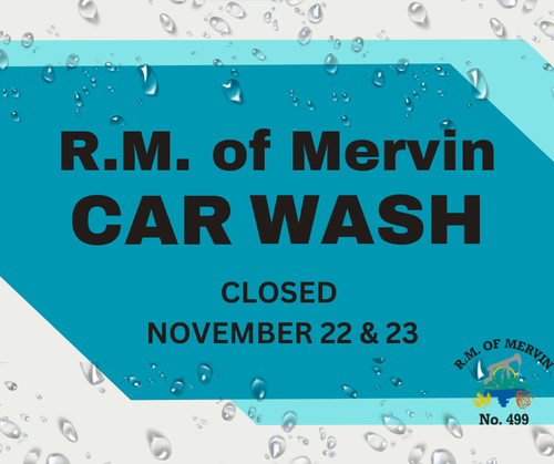 RM Carwash Closed November 22 & 23